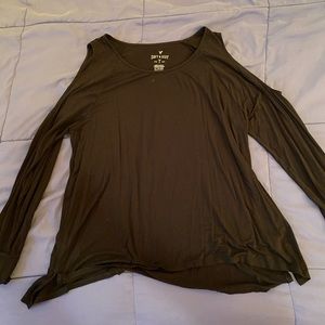 American Eagle Long Sleeve w/ Shoulder Cut Outs-XL